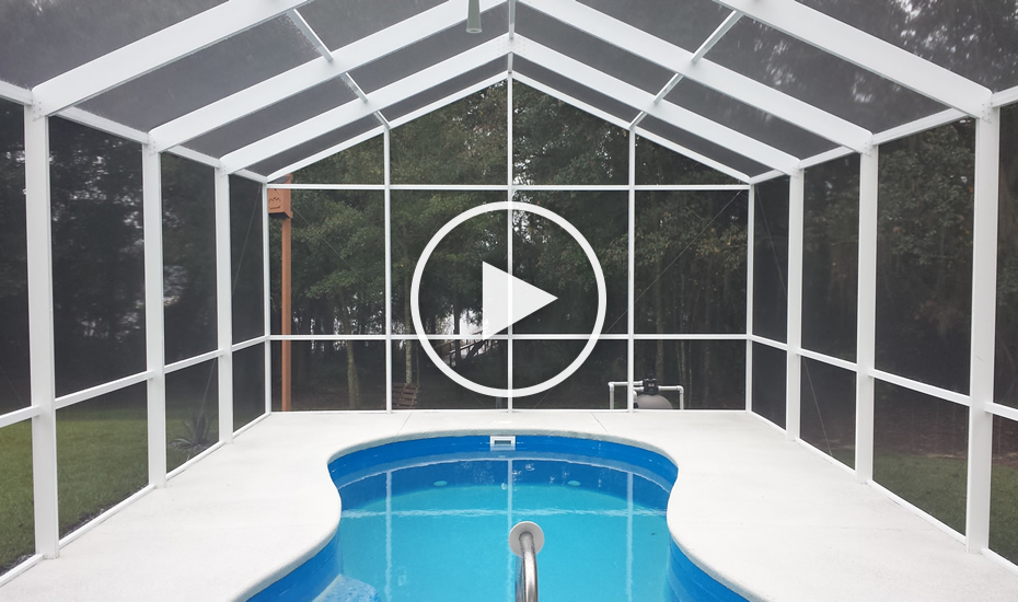 Gable Pool Enclosure Gallery